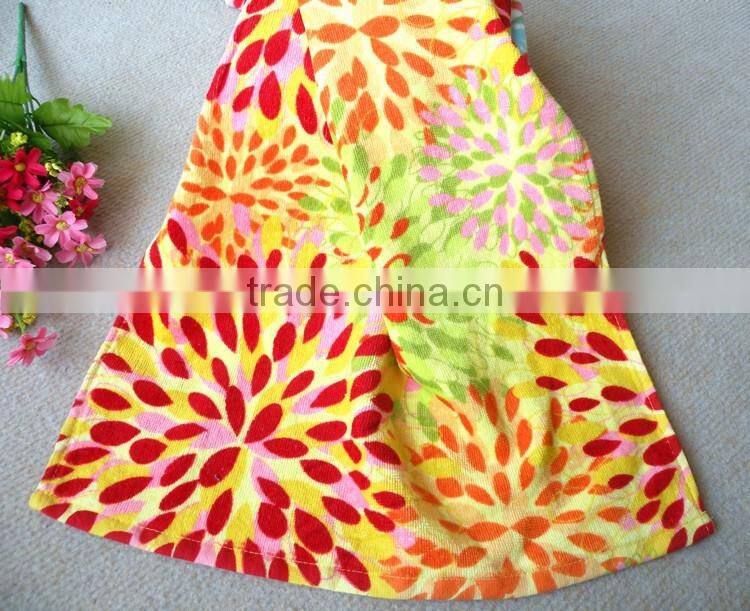 Kitchen towel reactive printed wholesale cotton tea towel fabric