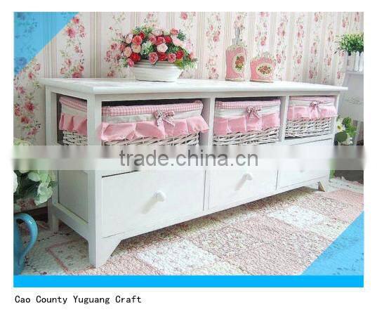 Storage Cupboard Drawers Shelf White Large 6 Shoe Storage Box Bedroom Baby Wood