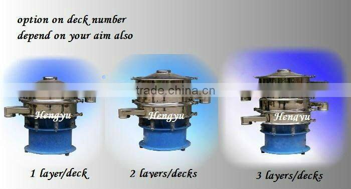 vibration separator for avoiding material get together