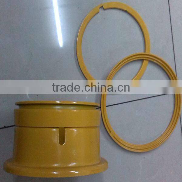 5.00-10 Jiujiu 2pcs forklift steel wheels--rim and side ring