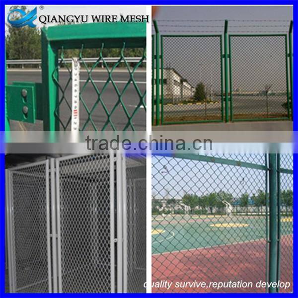 pvc coated expanded metal fence/ expanded metal mesh manufacturer/ heavy duty expanded metal mesh
