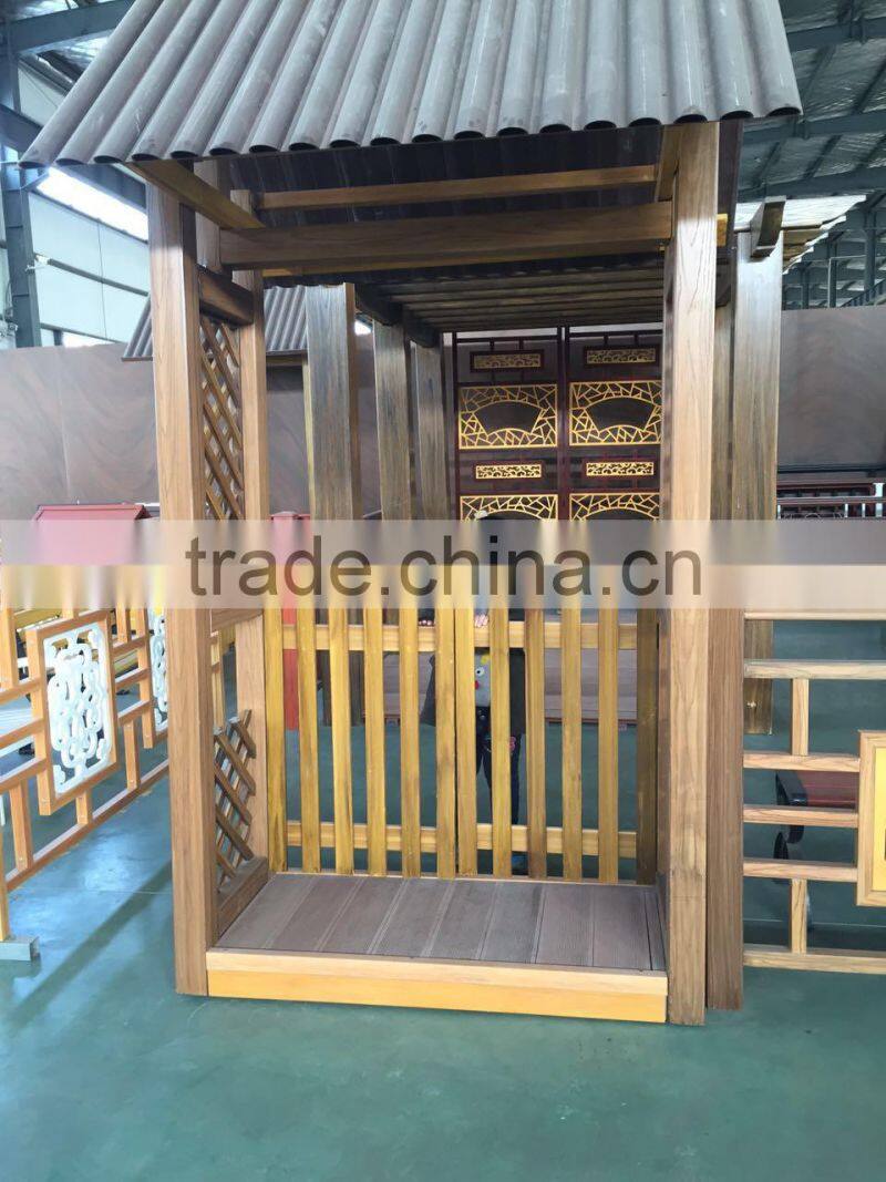 Eco-friendly WPC Zinc Steel combinations handrail/furniture/fence/railing