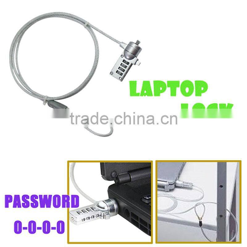 Laptop Notebook Security password Lock Cable Chain 1.8m