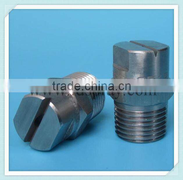 Stainless steel and brass vehicle cleaning washing fan spray nozzles