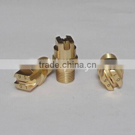 0 degree to 120 degree one-piece construction right standard flat fan spray nozzle