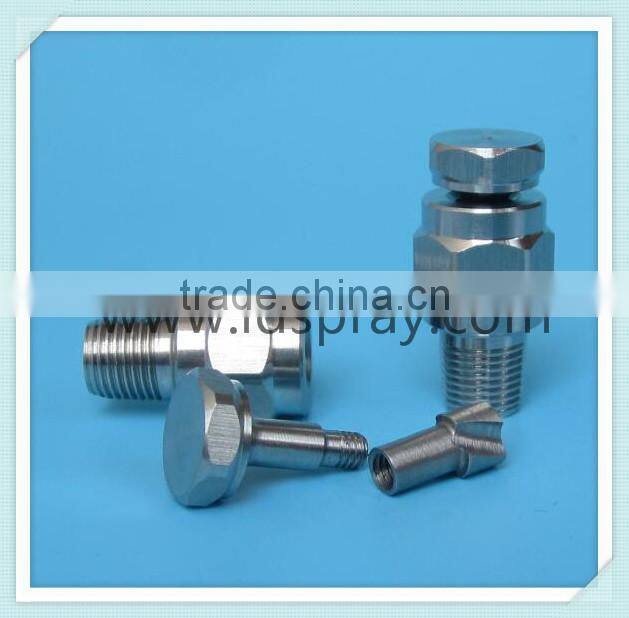 1/8",1/4",3/8" smaller flow rate hollow cone liquid spray nozzle with removable deflection cap