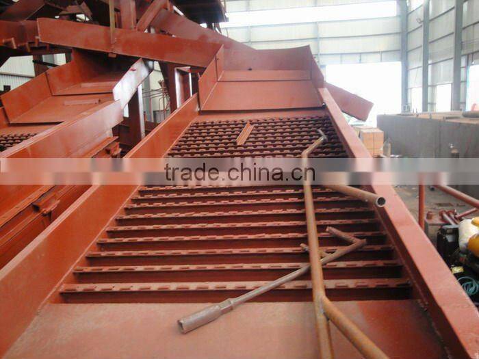 Hot sale new designed portable pulsating gold sluice box for mining gold