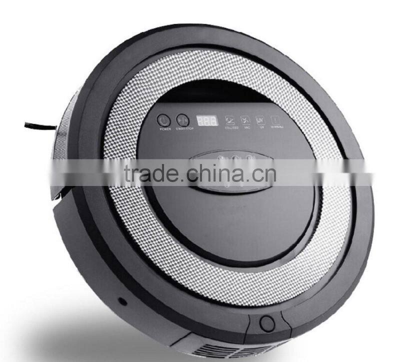 China wholesale high class v-shape middle brushes smart vacuum cleaner robot sweep and mop wet and dry