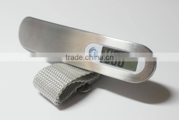 Electronic portable digital luggage hanging scale