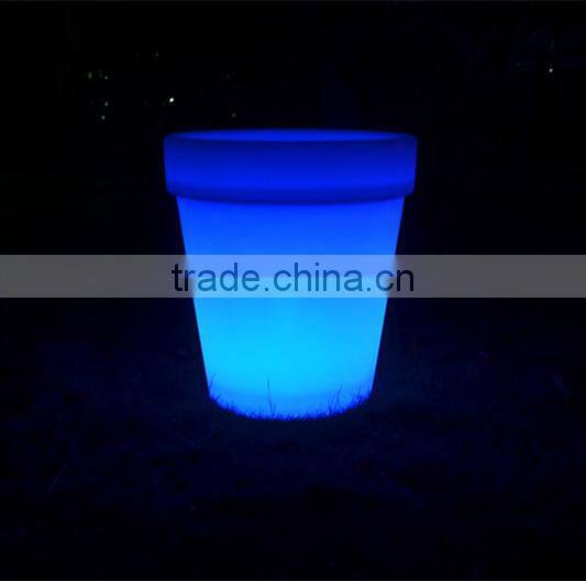 E27 LED lamp flower vase/ Large size Led Lighting Planter Pot
