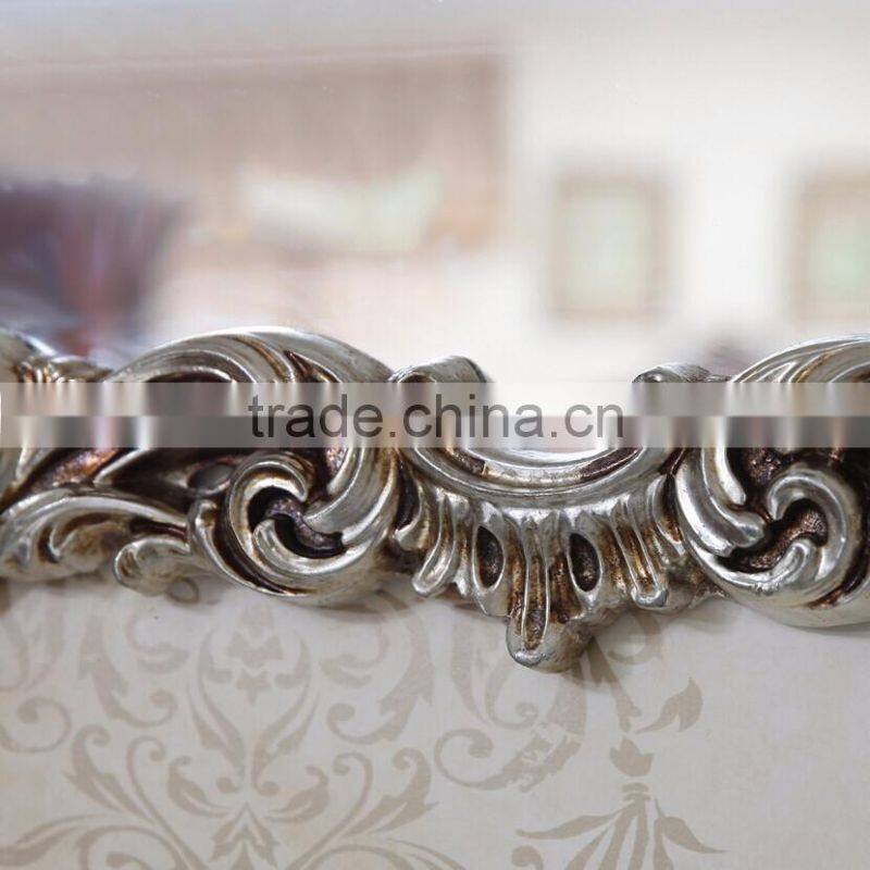 Classic European style home decorative antique finishing wall mirror