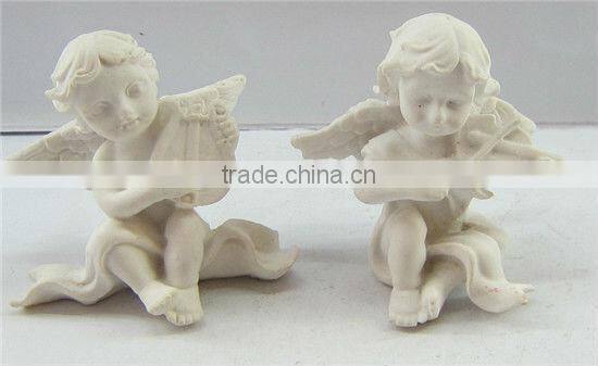 Decorate sitting mini angel statue