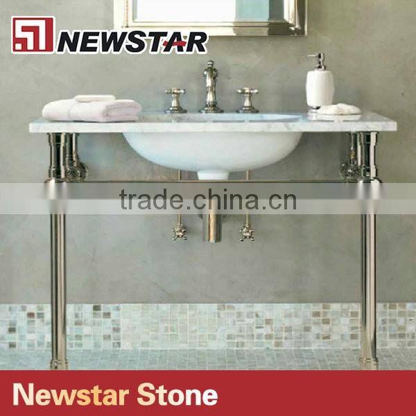 Hotel metal steel bathroom vanity
