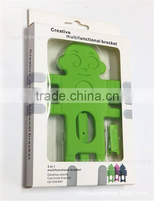 2016 trending products stuffed animal mobilephone holder cellphone display