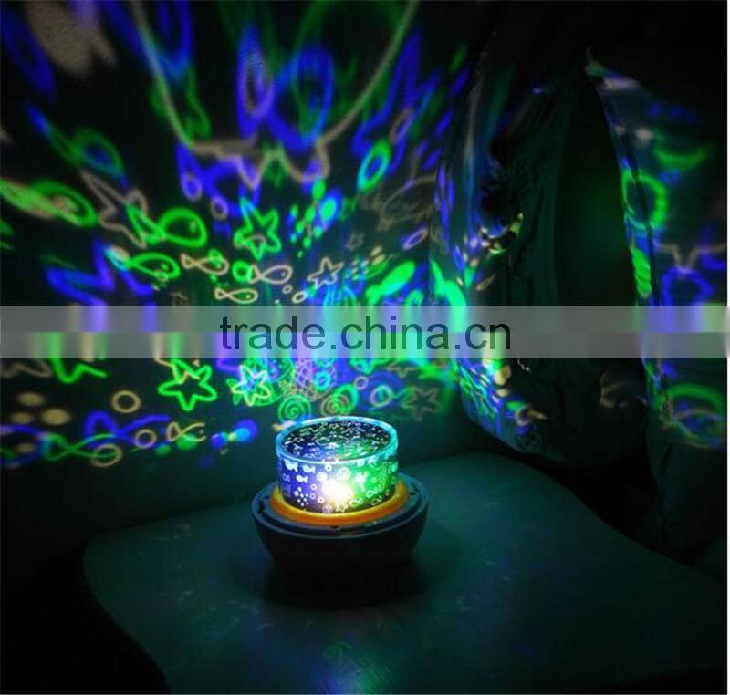 CT-745 Magic Lamp drill Smart Dimming LED Star Light Creative USB Romantic Night Light Projection Nightlight