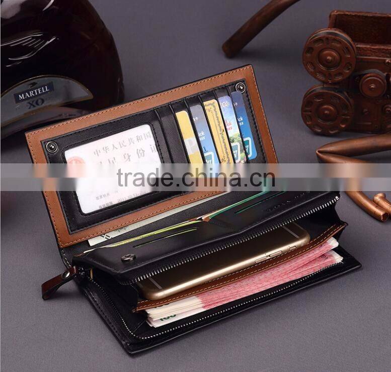 Genuine Leather Wallet, Smart Bluetooth Mobile Control Anti-theft, Anti-lost,Alarm,Multi-functional Business Gift Purse