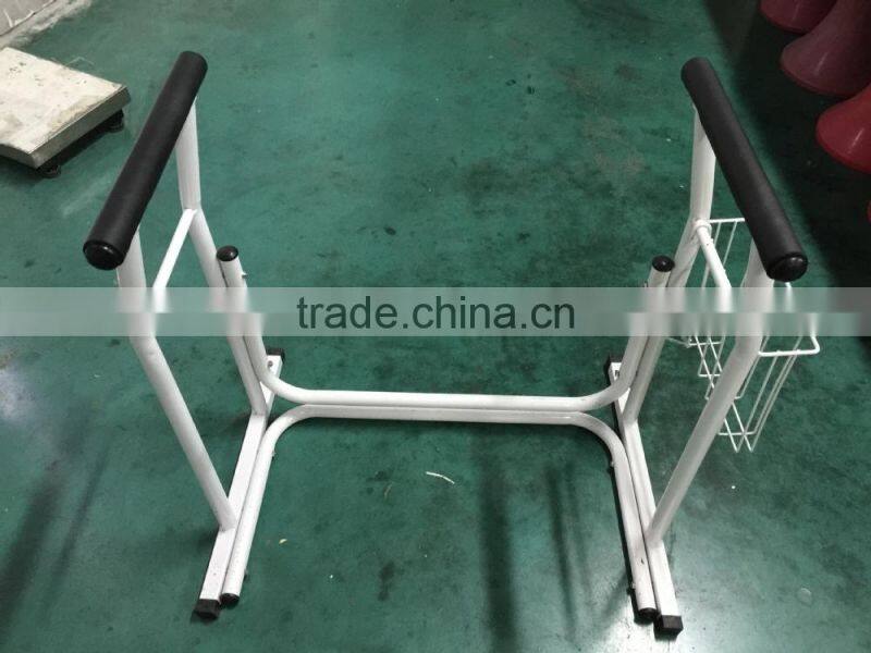 Healthcare equipment Toilet Safety Rail/Toilet Support Rail With Non-Slip Padding