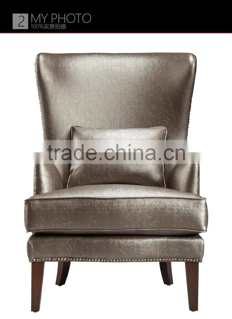 Classic European style leisure lazy sofa chair for hotel restauant office bedroom