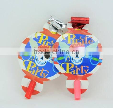 Pirate skull Birthday party blowouts