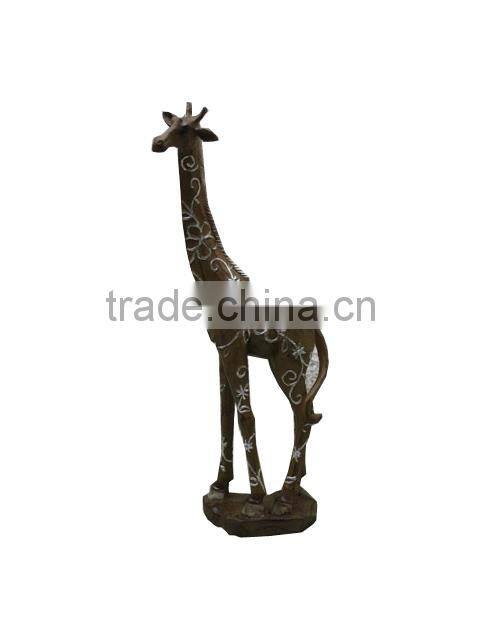 popular polyresin items decorative giraffe resin giraffe figurine