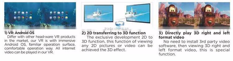 New Arrival All In One Vr 3D Virtual Reality Glasses