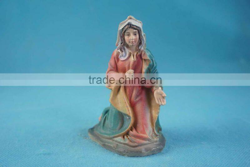 Small resin figurine about nativity story, resin nativity figurines with different design