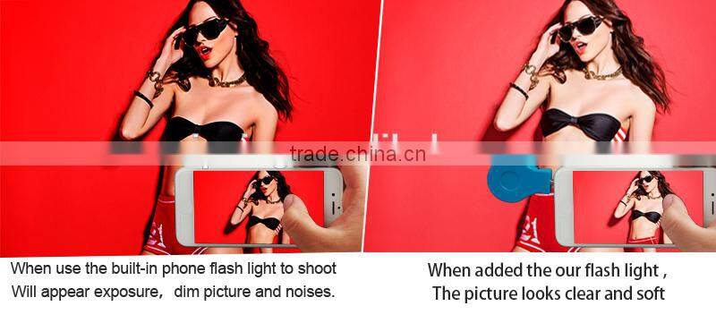2015 NEW LED flush RK07 the more professional and sync retina flash(Retina Flash) for front camera