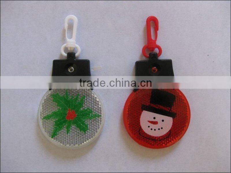 Halloween decorative custom logo printed plastic led flashing light