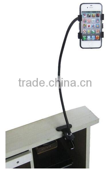 Clamp Mounting 360 Degree Rotation Flexible Long Arms Lazy Cell Phone Holder