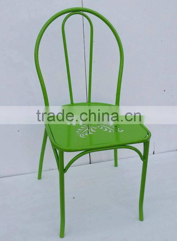 Metal dining chair