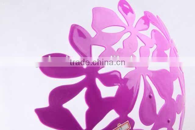 Flower shaped plastic fruit dish fruit basket
