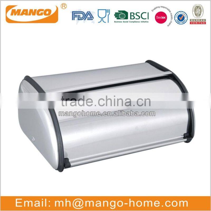 Classical Stainless Steel Kitchen Bread Bin