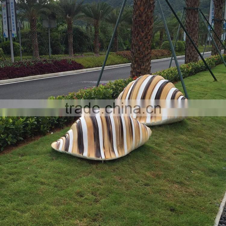 Fiberglass conch sculpture