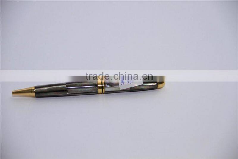 Ballpoint pen buffalo horn and brass