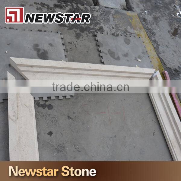 Designed Limestone Decorative Door Moulding