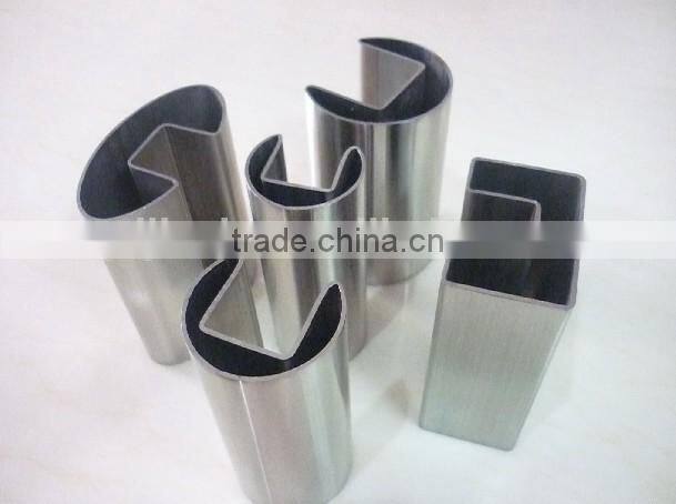 Hardware Product AISI304/316 Stainless Steel U-Shape Channel Pipe for Interior and Exterior Stairs