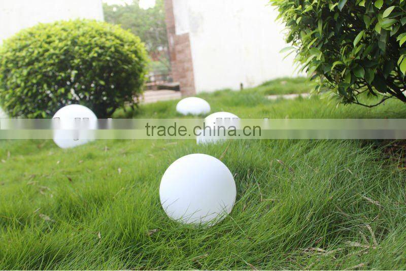 Rechargeable colorful Green protection plastic shell warterproof led floating ball light