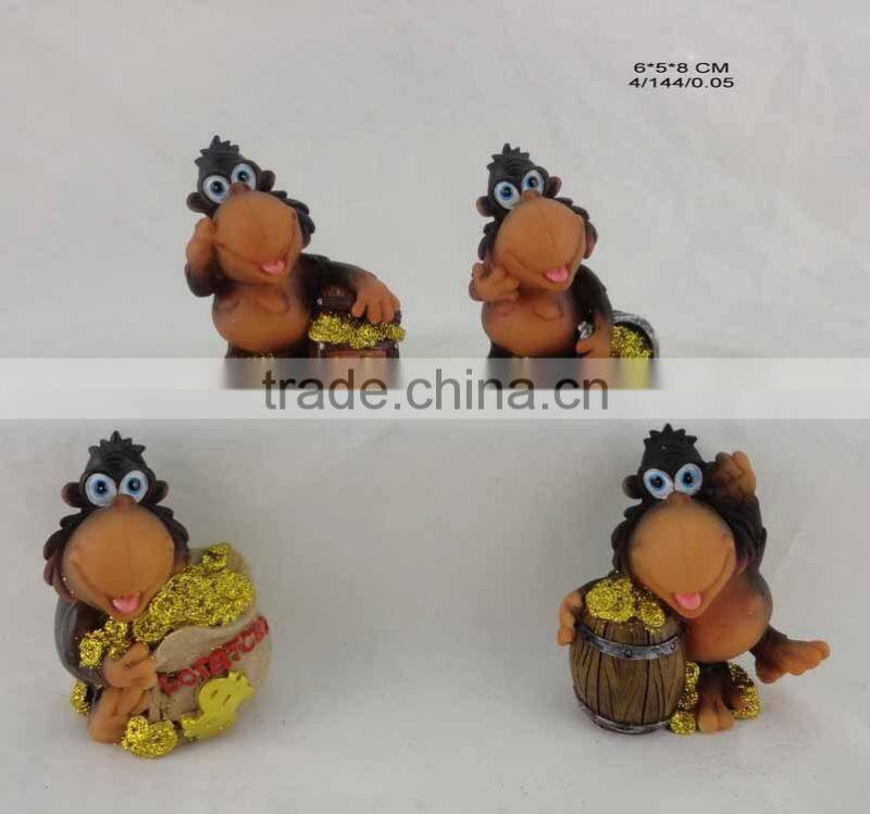 2016 Russia Resin monkey figurines wholesale