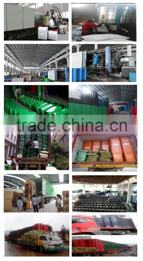 Street 240 Liter Public Outdoor Plastic Dustbin