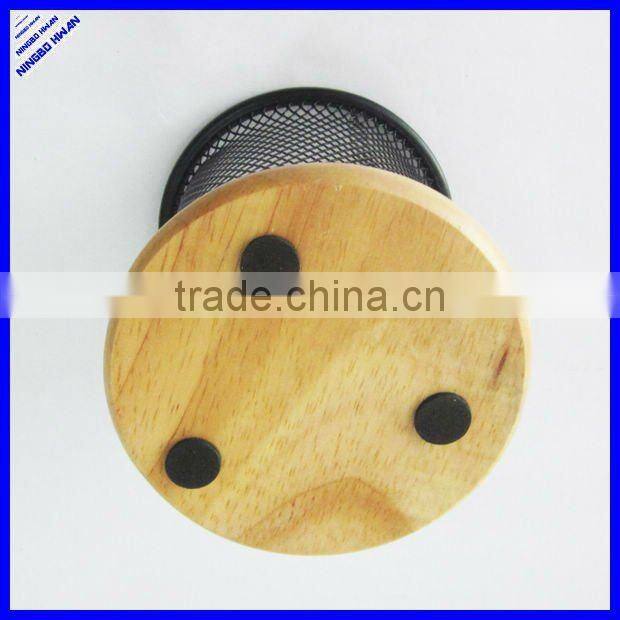 Square metal mesh square desktop pen holder