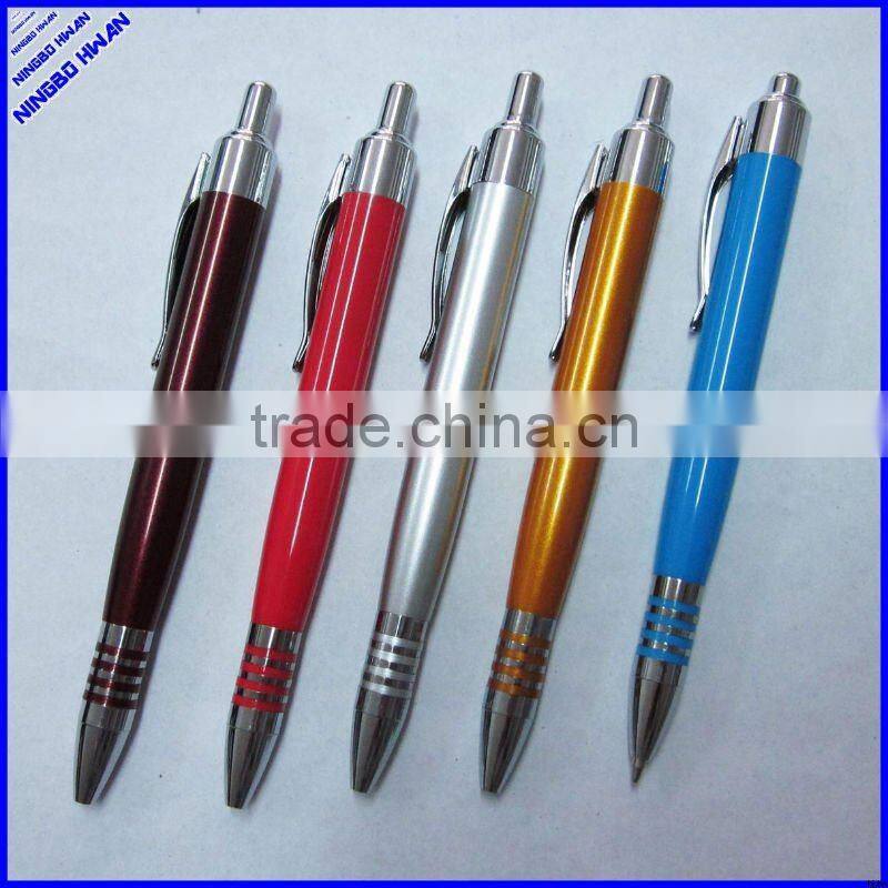 Quality aluminum barrel business and office metal ballpoint logo pen