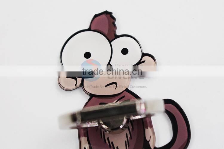 Monkey Shaped Cellphone Back hold Withb Ring