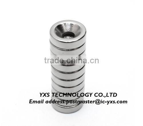 10 x 3mm Hole: 3mm N35 Ring Strong Neodymium Magnet Powerful Neodimio Super Rare Earth Magnets