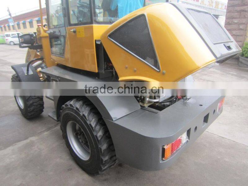 HZM912 new type Chinese wheel loader with big cabin less noise CE