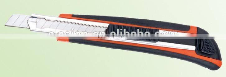 9mm blade office utility knife with rubber grip