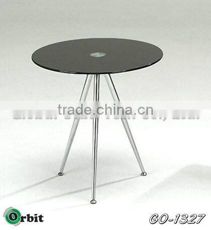 Small round size metal legs for round modern glass coffee table