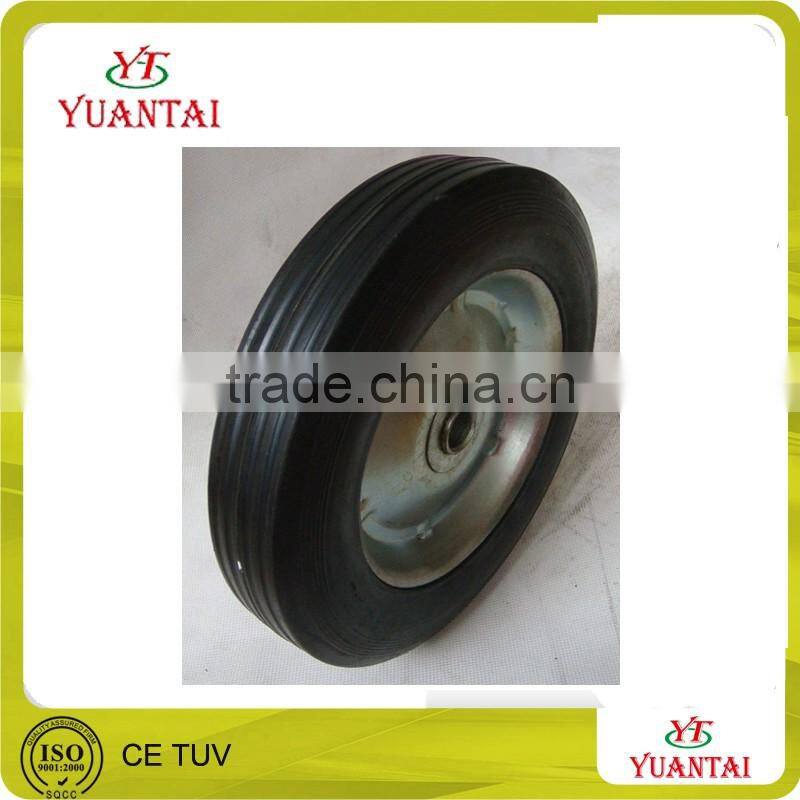 high quality wheel barrow solid rubber wheel 9 inch solid wheel 300/350/400/450/650-4