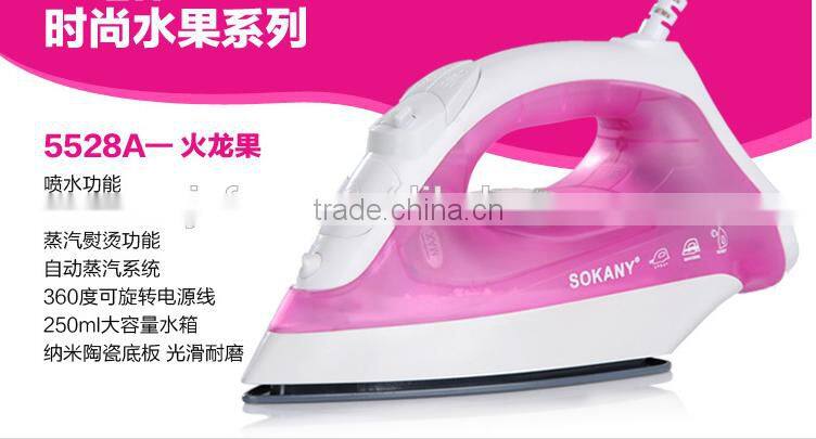 steam electric iron;hanging steam iron;steam brush iron