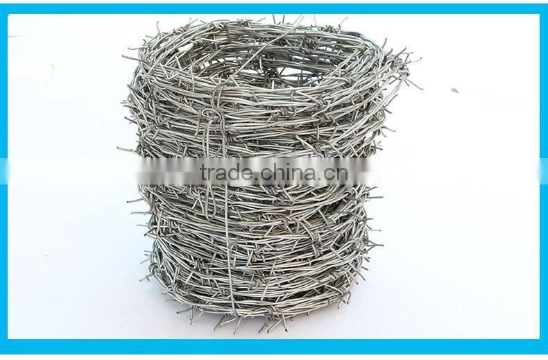 china supplier galvanized stainless steel barbed wire