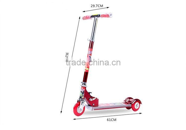 popular 2 Wheels kick Scooter with super flashing light and music for kids and teenagers